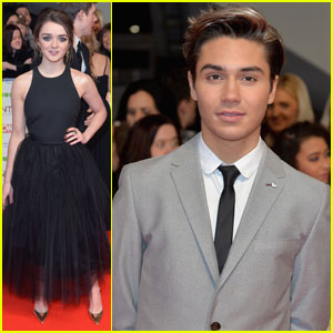 Maisie Williams & George Shelley Both Attend National TV Awards 2016