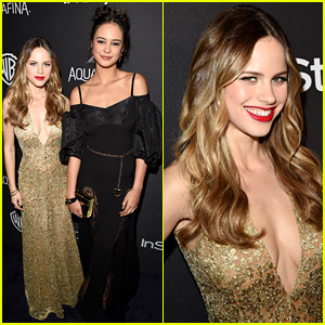 Halston Sage & Courtney Eaton Party Together After the Golden Globes 2016!