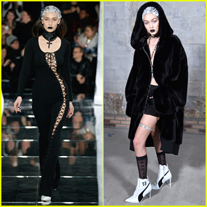 Gigi Hadid Walks Fenty Puma By Rihanna With Sister Bella During