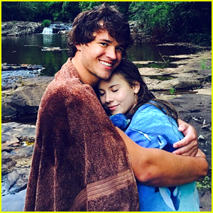 Bindi Irwin Warms Up In Chandler Powell's Arms After Cool Swim