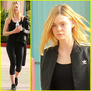 Elle Fanning Takes A Break from Live By Night to Work On Her Fitness