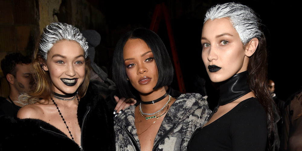 Gigi Hadid Walks Fenty Puma By Rihanna With Sister Bella During NYFW