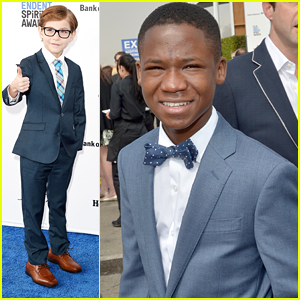 Jacob Tremblay & Abraham Attah Were 'Attacked' by a Raptor Before Independent Spirit Awards 2016