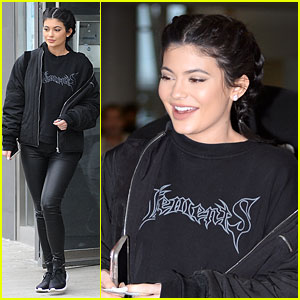 Kylie Jenner Wears Adidas Just Hours After Puma Deal Announcement | Kanye West, Kylie Jenner | Just Jared Jr.