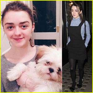 Maisie Williams Rescues Adorable New Puppy, Sonny - Meet Him Here!