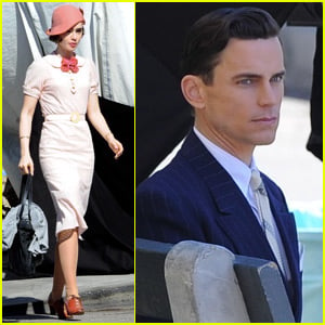 Lily Collins Goes Back to the 1930's For 'The Last Tycoon' with Matt Bomer