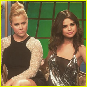 Selena Gomez Stops By The Set of 'Inside Amy Schumer'