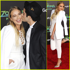 Veronica Dunne & Max Ehrich Make Us Swoon at 'Zootopia' Premiere