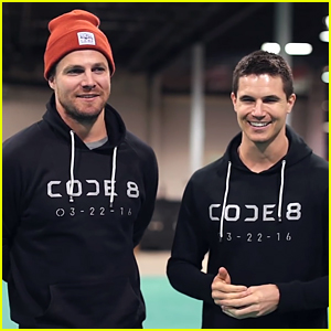 Arrow's Stephen Amell Making First Feature Film With Cousin Robbie - Watch Now!