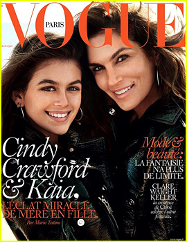 Kaia Gerber Looks So Much Like Mom Cindy Crawford Kaia Gerber Magazine Just Jared Jr