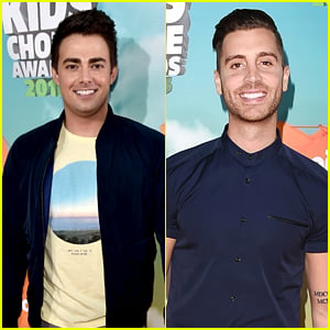 Jonathan Bennet & Nick Fradiani Support Their TV Shows at Kids Choice Awards 2016
