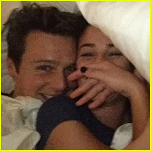 Lea Michele Says Jonathan Groff Makes Her the 'Happiest Girl in the World'