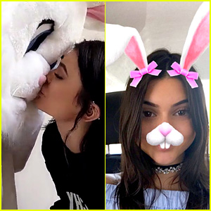 Kylie Jenner Kissed the Easter Bunny During Sunday Celebration!