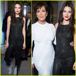Kendall Jenner and Mom Kris Party in Paris