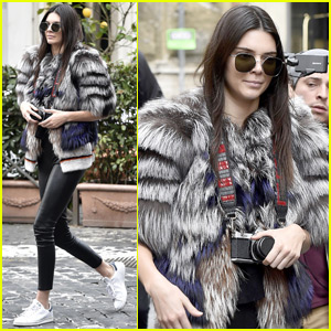 Kendall Jenner Snaps Some Film Photos in Rome