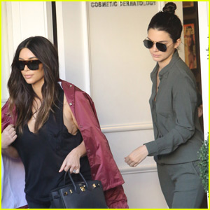 Kendall Jenner Hangs With Kim Kardashian After Hollywood Bus Tour Prank