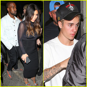 Justin Bieber Parties With the Kardashians After L.A. Show