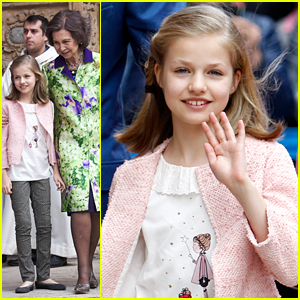 Princess Leonor of Spain Attends Easter Mass With Spanish Royal Family
