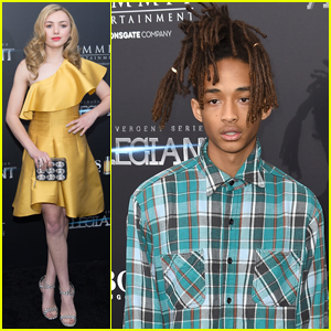 Jaden Smith & Peyton List Step Out for 'Allegiant' Premiere in the Big Apple