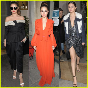 Selena Gomez Wears '60s Style to Paris Fashion Week—Photos