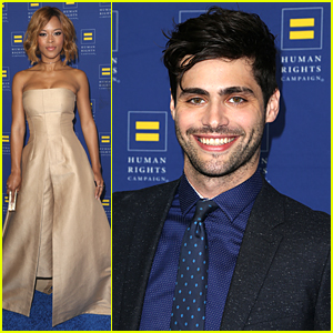 Serayah & Matthew Daddario Step Out For The Human Rights Campaign Dinner 2016