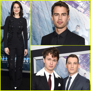 Shailene Woodley & Theo James Bring 'Allegiant' to NYC With Ansel Elgort & Miles Teller
