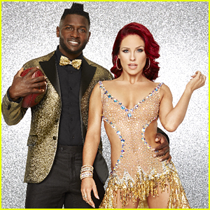 Antonio Brown & Sharna Burgess Dance With His Son on DWTS Week 3