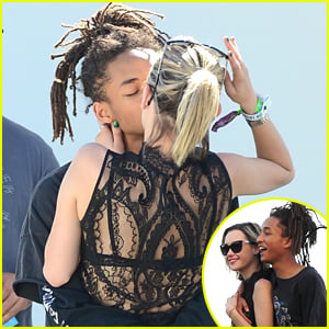 Will Smith's son Jaden Smith spotted passionately kissing a