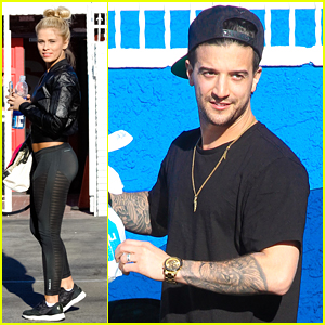 Mark Ballas Gives Little Update on Back Injury Before Practice with Paige VanZant
