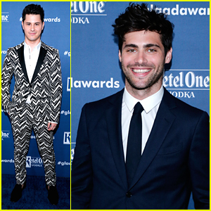 Matthew Daddario & Michael J. Willett Step Out For GLAAD Awards 2016