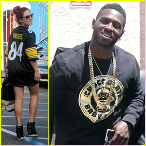 Sharna Burgess Wears Antonio Brown's Steeler Jersey to DWTS