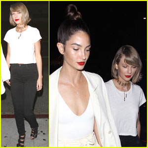 Taylor Swift Attends Alessandra Ambrosio's Birthday Bash With BFF Lily Aldridge
