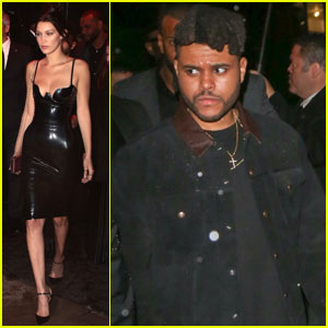 Bella Hadid & The Weeknd Brave the Rain for Met Gala 2016 After-Party