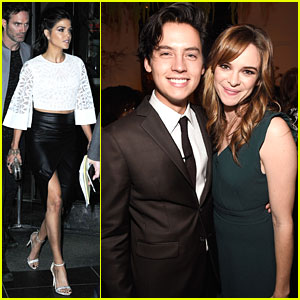 Cole Sprouse Celebrates CW's Upfronts with Danielle Panabaker & 'Riverdale' Cast