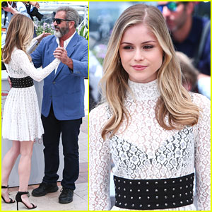 Erin Moriarty Dances With Mel Gibson At 'Blood Father' Photo Call in Cannes