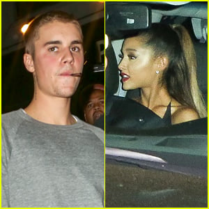 Justin Bieber & Ariana Grande Have Night Out on Town!