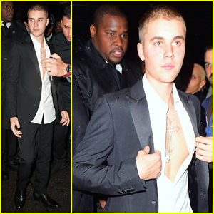 Justin Bieber Suits Up For Met Gala 2016 After Party!