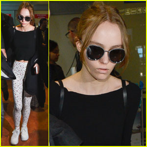 Lily-Rose Depp Jets Off to Cannes