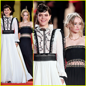 Lily-Rose Depp Joins Soko at 'The Dancer' Cannes Premiere