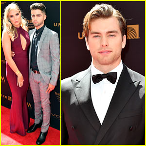 Max Ehrich Gets Support from Veronica Dunne at Daytime Emmys 2016!