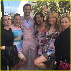 Vanessa Marano & Katie Leclerc Support Nyle DiMarco at 'Dancing With The Stars'