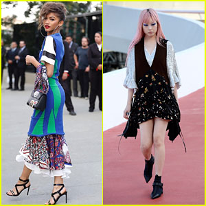 Zendaya Goes Tropical For the LV Cruise Collection Show in Rio