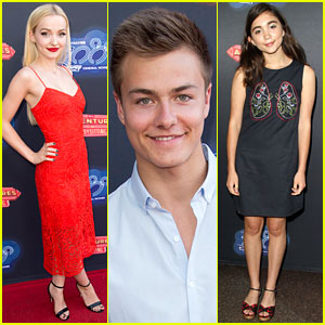 Dove Cameron & Rowan Blanchard Support Their Pals at 'Adventures in Babysitting' Premiere!
