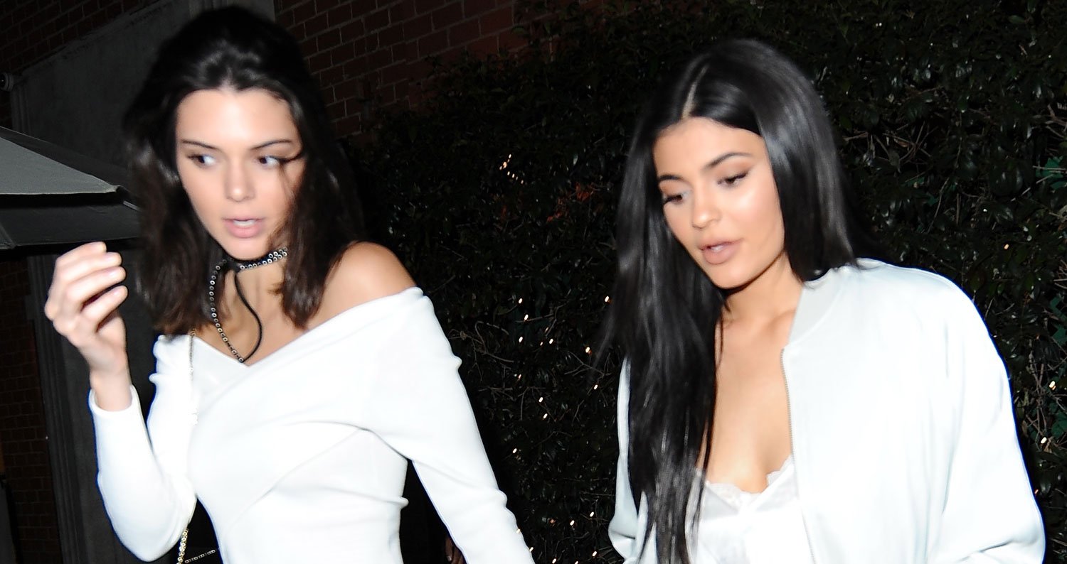 Kendall & Kylie Jenner Are White Hot Sisters for Dinner Fun | Kendall ...