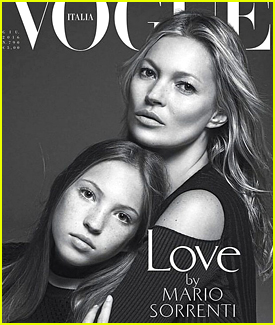 Kate Moss' Daughter Lila Grace Joins Her on 'Vogue Italia' Cover