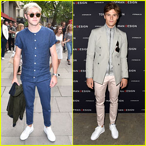 Niall Horan & Oliver Cheshire Hit Up Fashion Shows During London Collections Men 2016