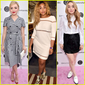 Peyton List & Other Celebs Support Hillary Clinton at Digital Creator Town Hall
