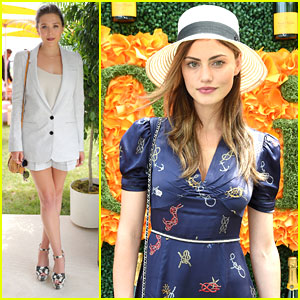 Phoebe Tonkin Enjoys A Day Out For The Veuve Clicquot Polo Classic