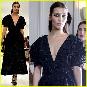 Bella Hadid Wears Couture for Dior's Paris Show!