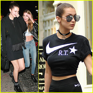 Bella Hadid Has Girl's Night Out With Stella Maxwell in NYC